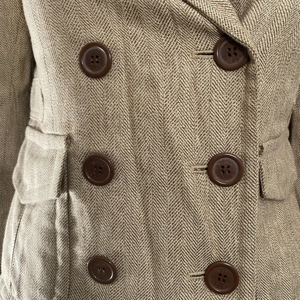 Tan Button Down Marc Jacob’s Coat. - image 2